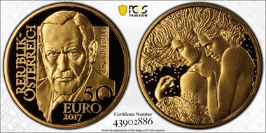 2017 € 50 Sigmund Freud Schools of Psychotherapy PR70DCAM