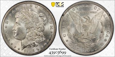 1884-CC $1 GSA Hoard MS64