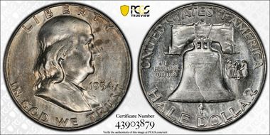 1954-S 50C MS64