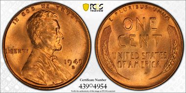 1949-S 1C DDO FS-101 MS66RD