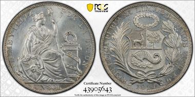 1914-FG Sol KM-196.26 Ag MS66