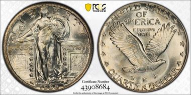 1928-S 25C Inverted MM FS-501 MS65