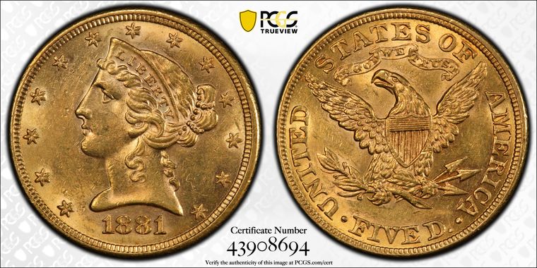 Cert 43908694 - Coin Image