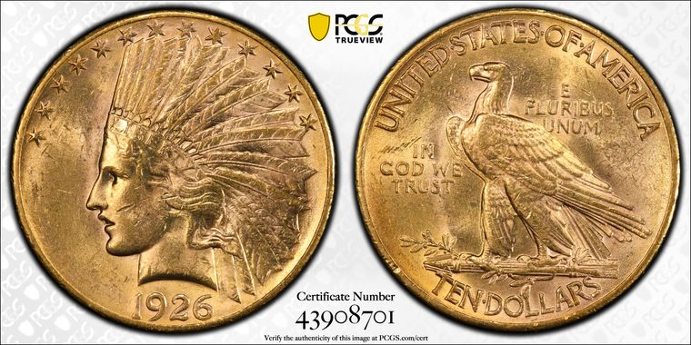 Cert 43908701 - Coin Image