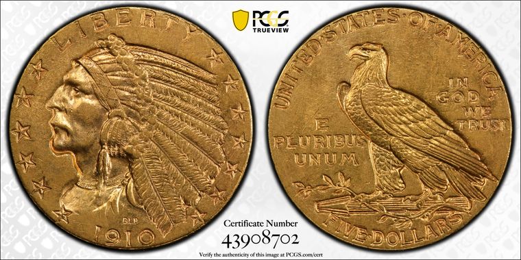 Cert 43908702 - Coin Image