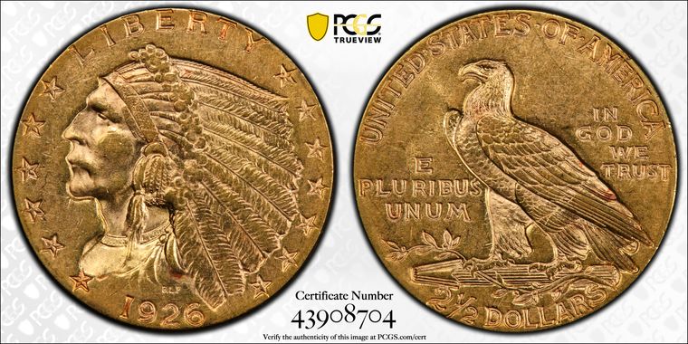 Cert 43908704 - Coin Image