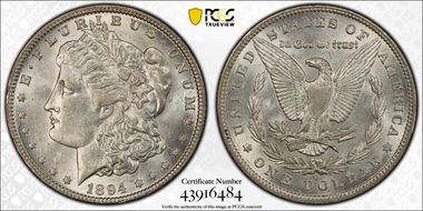 1894-O $1 AU58