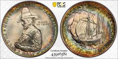 1920 50C Pilgrim MS67