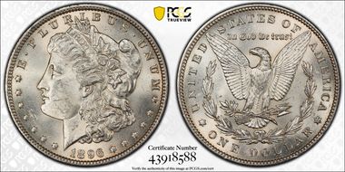 1896 $1 MS62