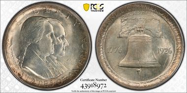 1926 50C Sesquicentennial MS63