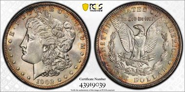 1902 $1 MS64