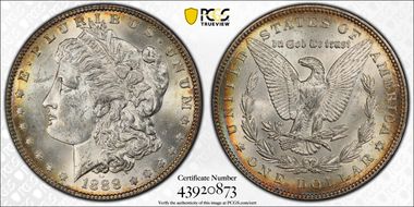 1888 $1 MS62