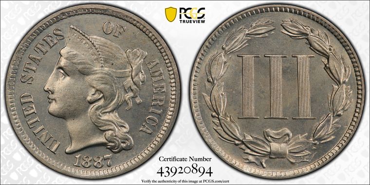 Cert 43920894 - Coin Image