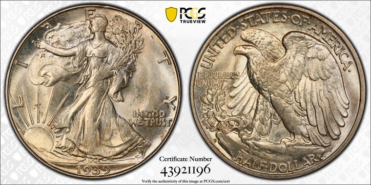 Cert 43921196 - Coin Image