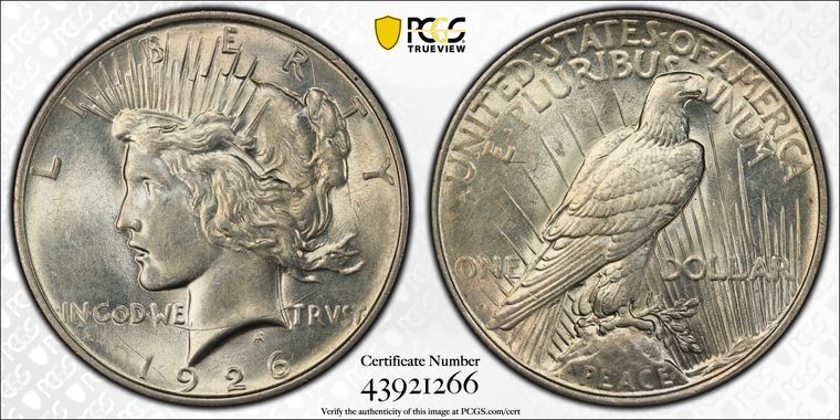 Cert 43921266 - Coin Image