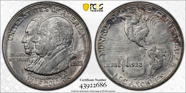 1923-S 50C Monroe MS62