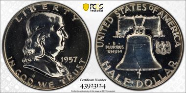1957 50C PR66