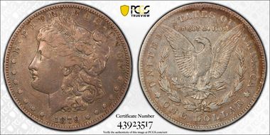 1879-S $1 VAM 66 Reverse of 1878 N1