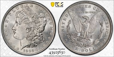 1885-O $1 MS62