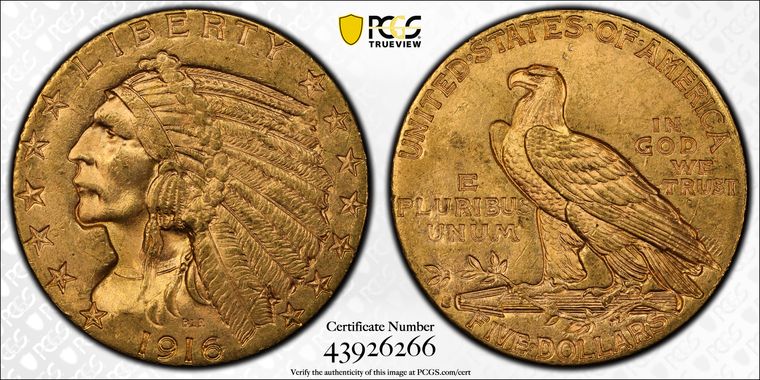 Cert 43926266 - Coin Image