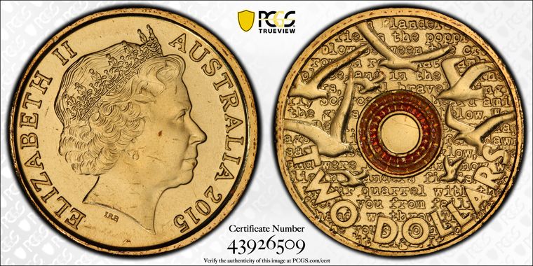 Cert 43926509 - Coin Image