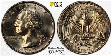 1991-P 25C MS66