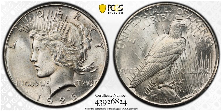 Cert 43926824 - Coin Image