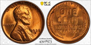 1938-S/S/S 1C RPM, FS-502 MS65RD