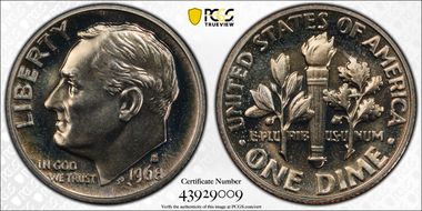 1968-S 10C DDR FS-801 PR68