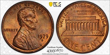 1979-D 1C MS64BN