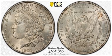 1902-O $1 MS63