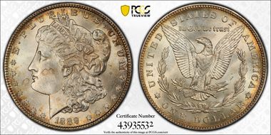 1889 $1 MS64