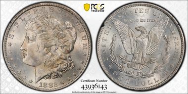 1882-CC $1 GSA Hoard MS63