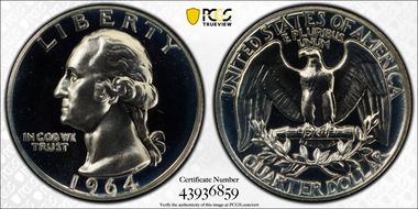 1964 25C PR68