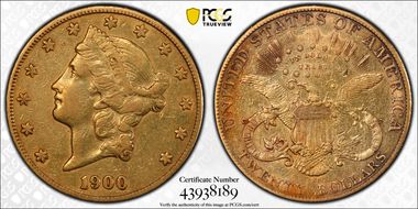 1900-S $20 XF40
