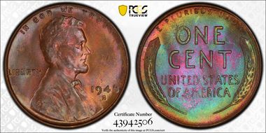 1948-S 1C MS63RB