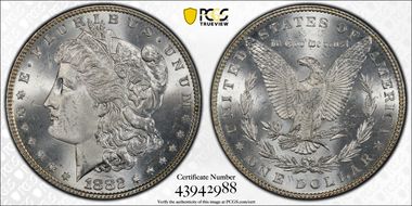 1882 $1 MS64