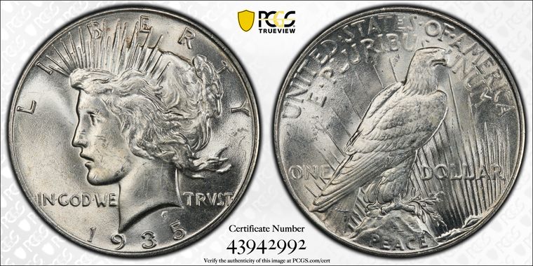 Cert 43942992 - Coin Image