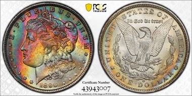 1890-O $1 MS64