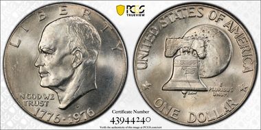 1976-D $1 Type 2 MS66
