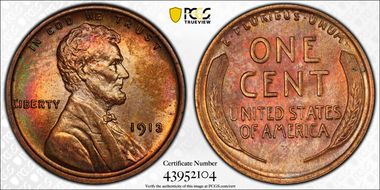 1913 1C MS63RB
