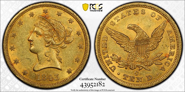 Cert 43952182 - Coin Image