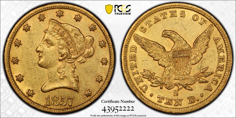 Cert 43952222 - Coin Image