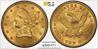 1879 $10 MS63