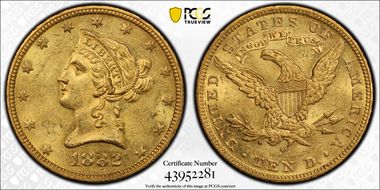 1882-O $10 MS62