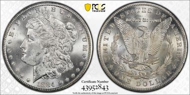 1884-CC $1 MS63