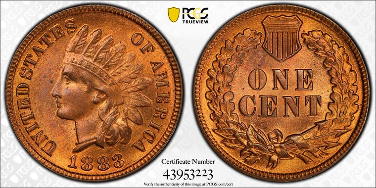 Cert 43953223 - Coin Image