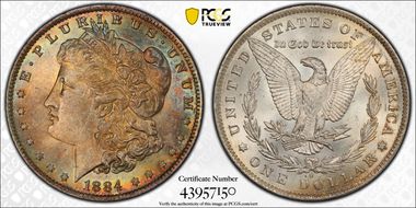 1884-O $1 MS63