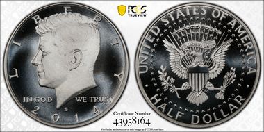 2014-S 50C Enhanced - Silver 50th Anniversary Set MS69DMPL