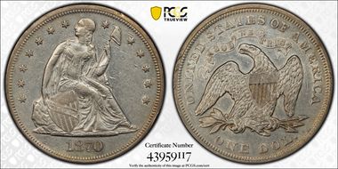 1870 $1 N1
